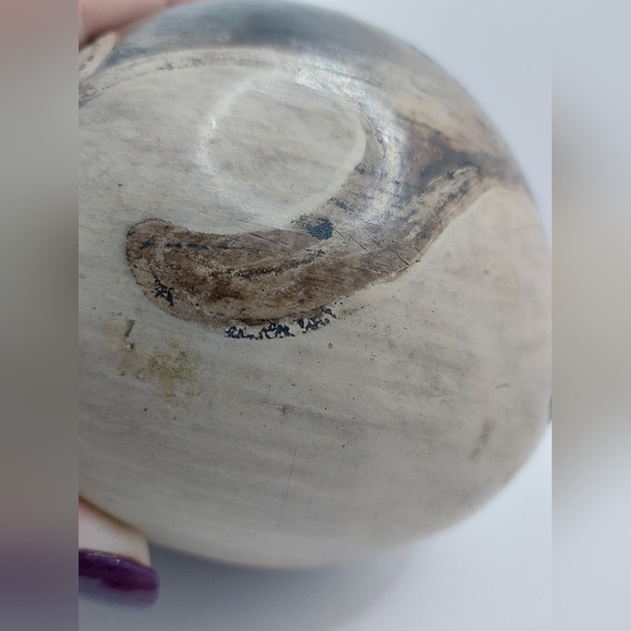 Vintage Clay Pottery Vase Nature wave design - Picture 12 of 13